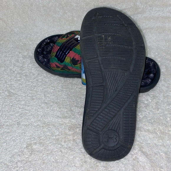 Under Armour mercenary unisex hook and loop slides size 3 - Picture 4 of 6